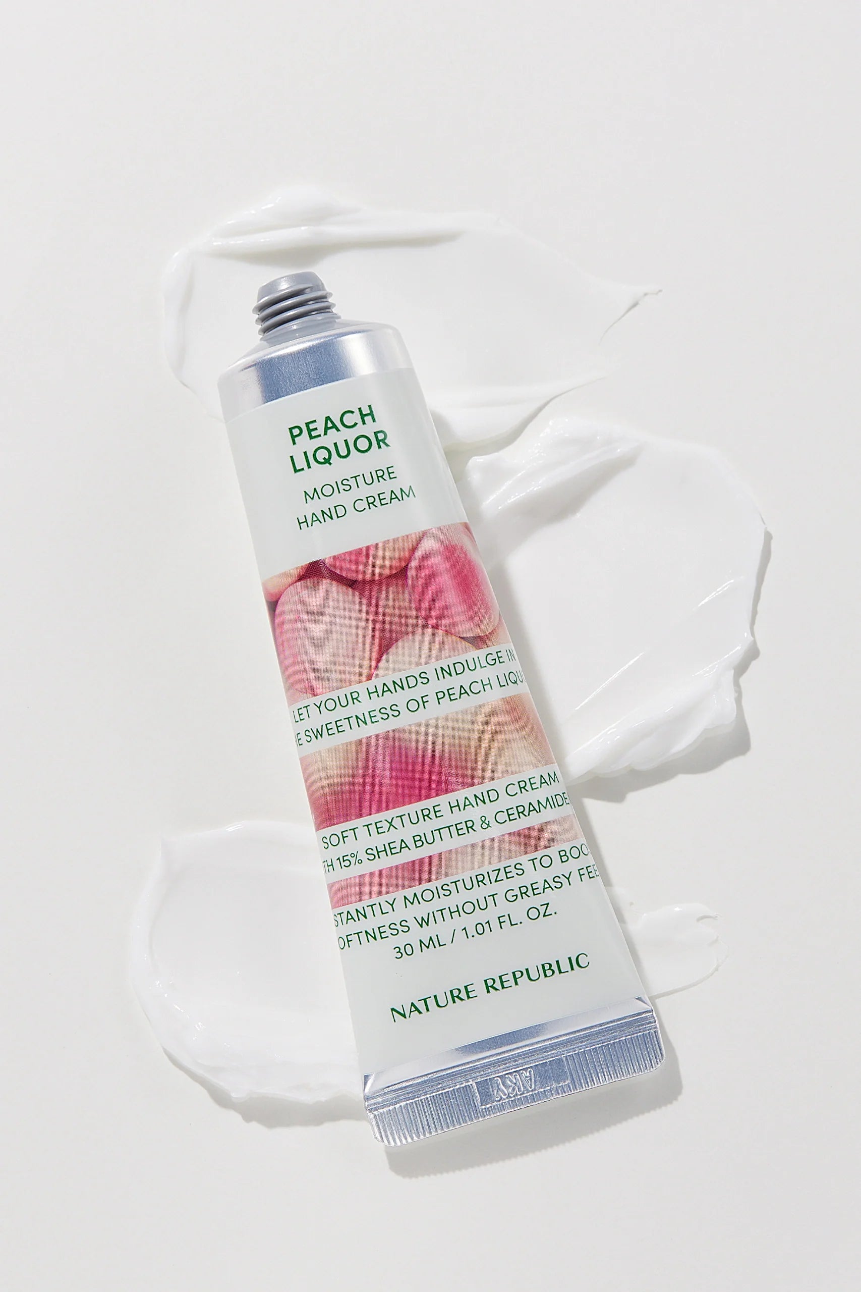 Hand & Nature Peach Liquor Hand Cream - Crema de maini cu extract de piersica - HER