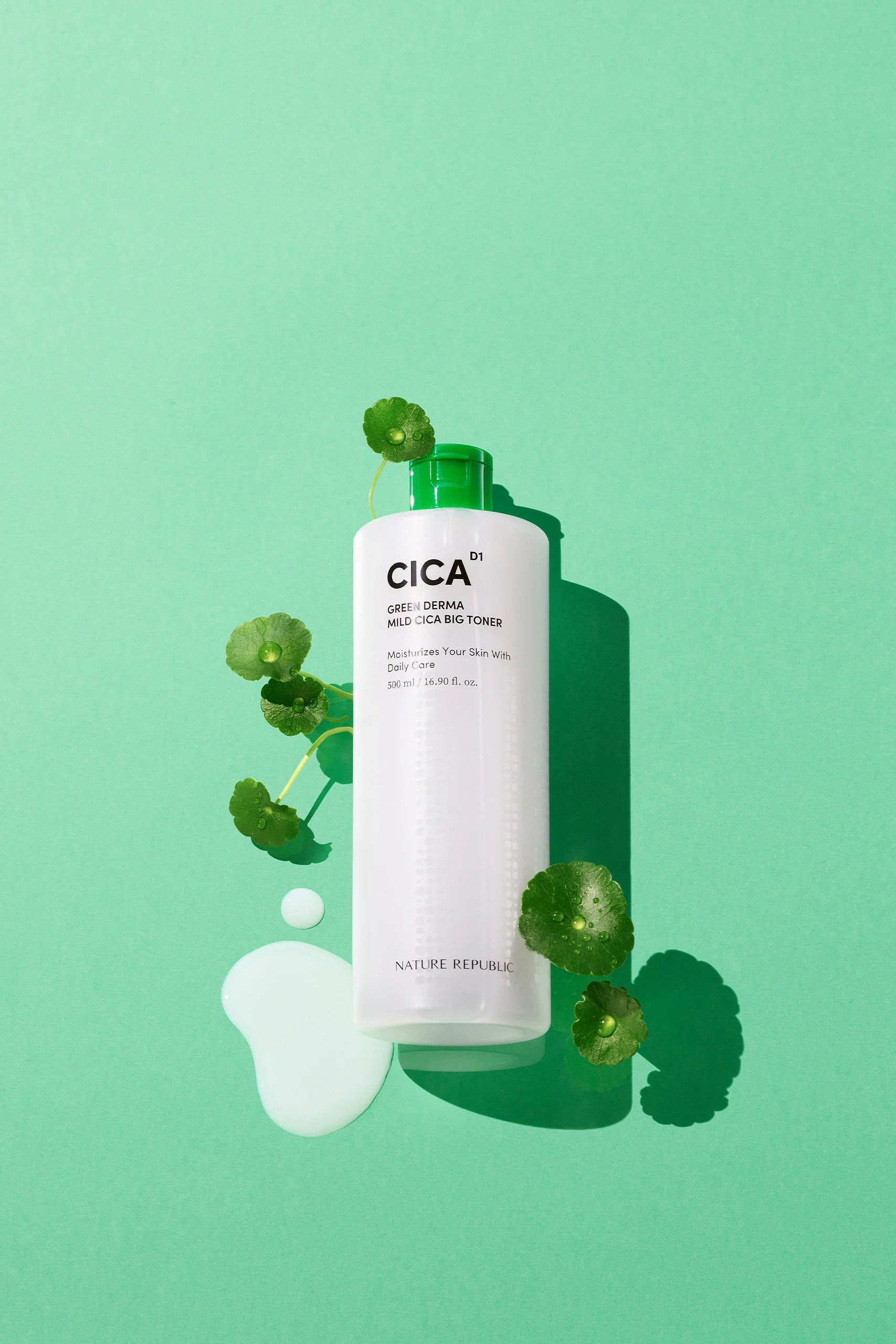 Green Derma Mild Cica Big Toner - Toner calmant cu Centella Asiatica - HER