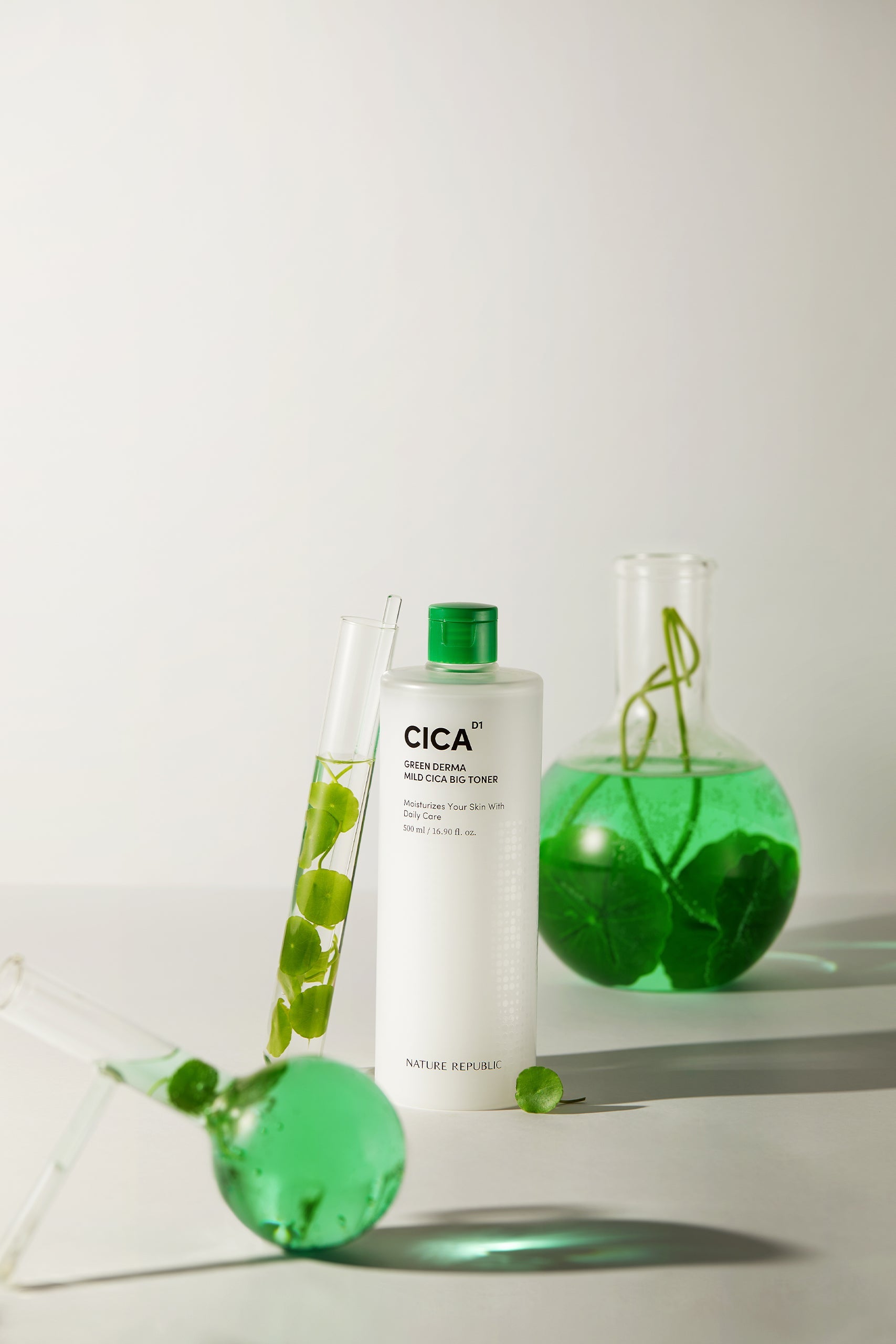 Green Derma Mild Cica Big Toner - Toner calmant cu Centella Asiatica - HER