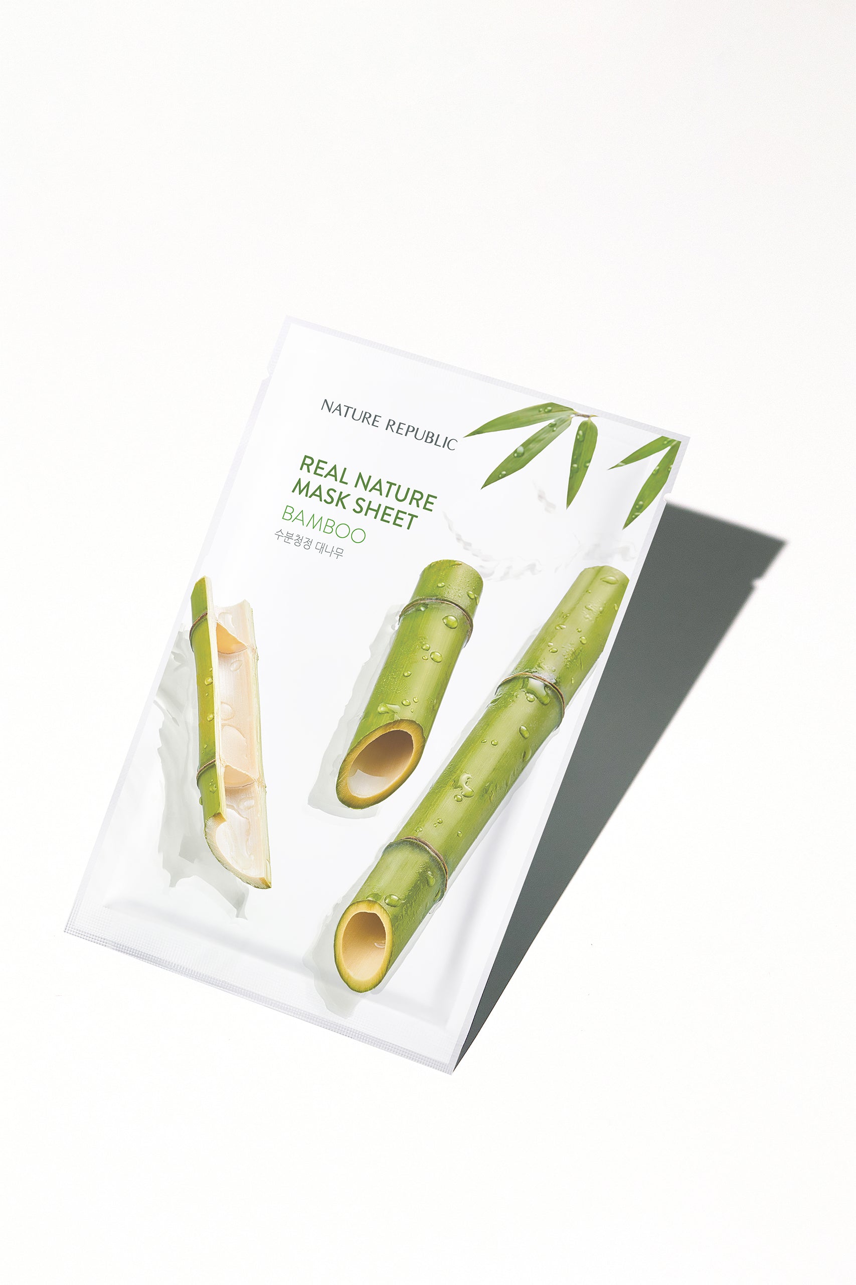 Real Nature Bamboo Mask Sheet- Masca de fata cu extract de Bambus - HER