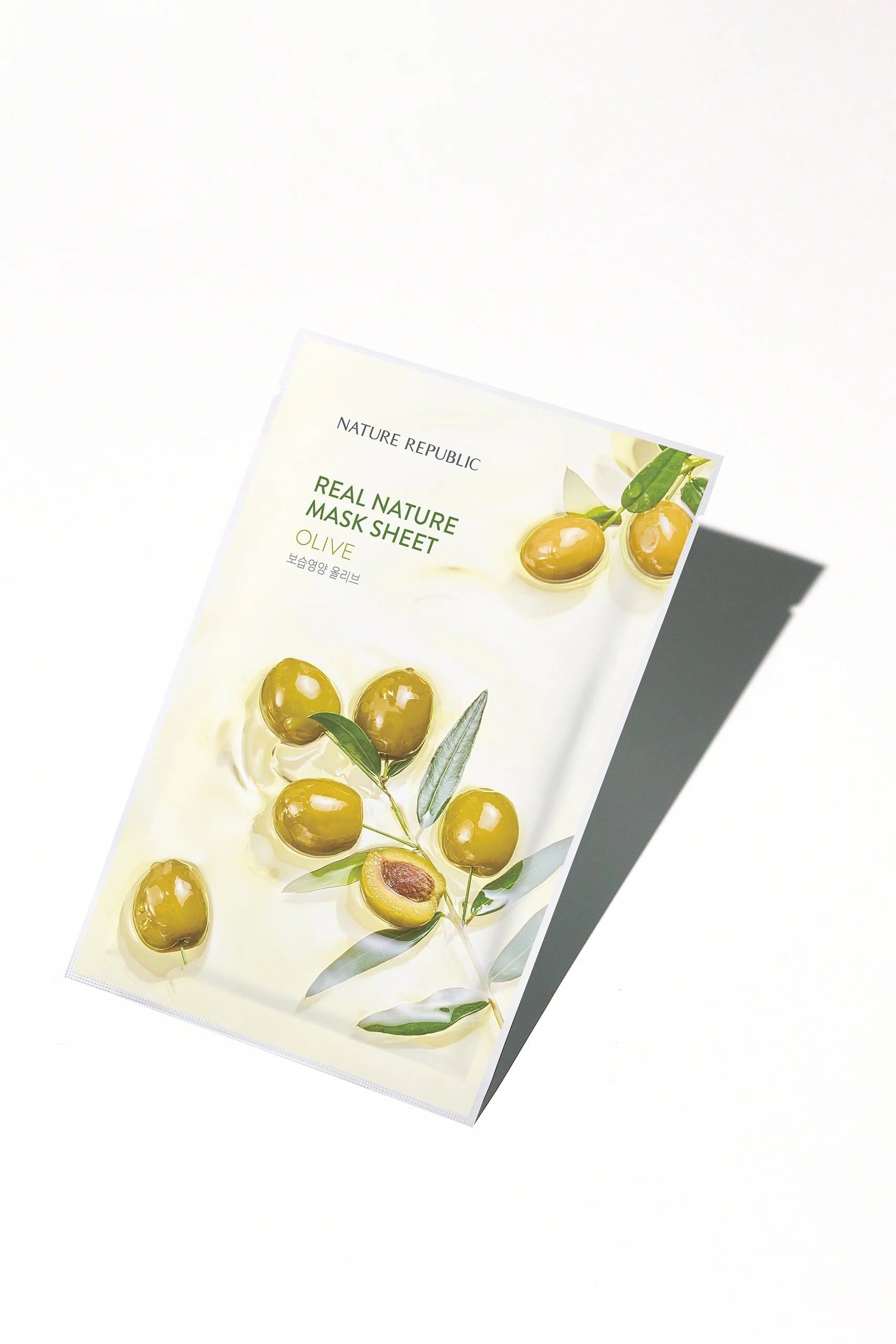 Real Nature Olive Mask Sheet - Masca de fata cu extract de Ulei de Masline - HER