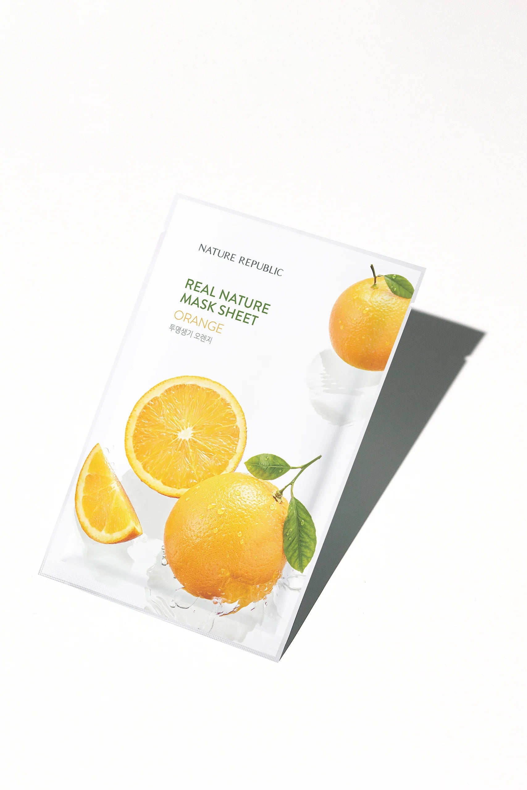 Real Nature Orange Mask Sheet - Masca de fata cu extract de Portocala - HER