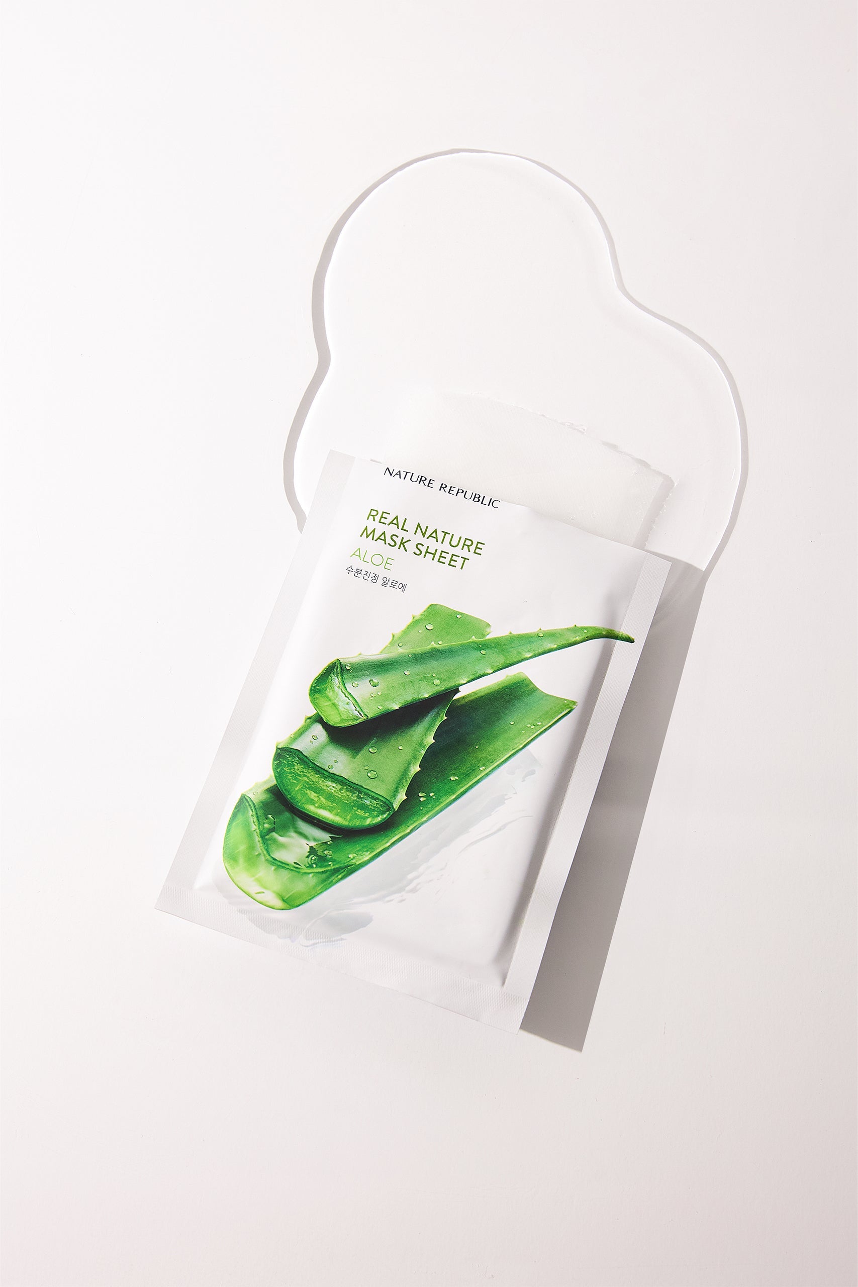 Real Nature Aloe Mask Sheet - Masca de fata cu extract de Aloe Vera - HER