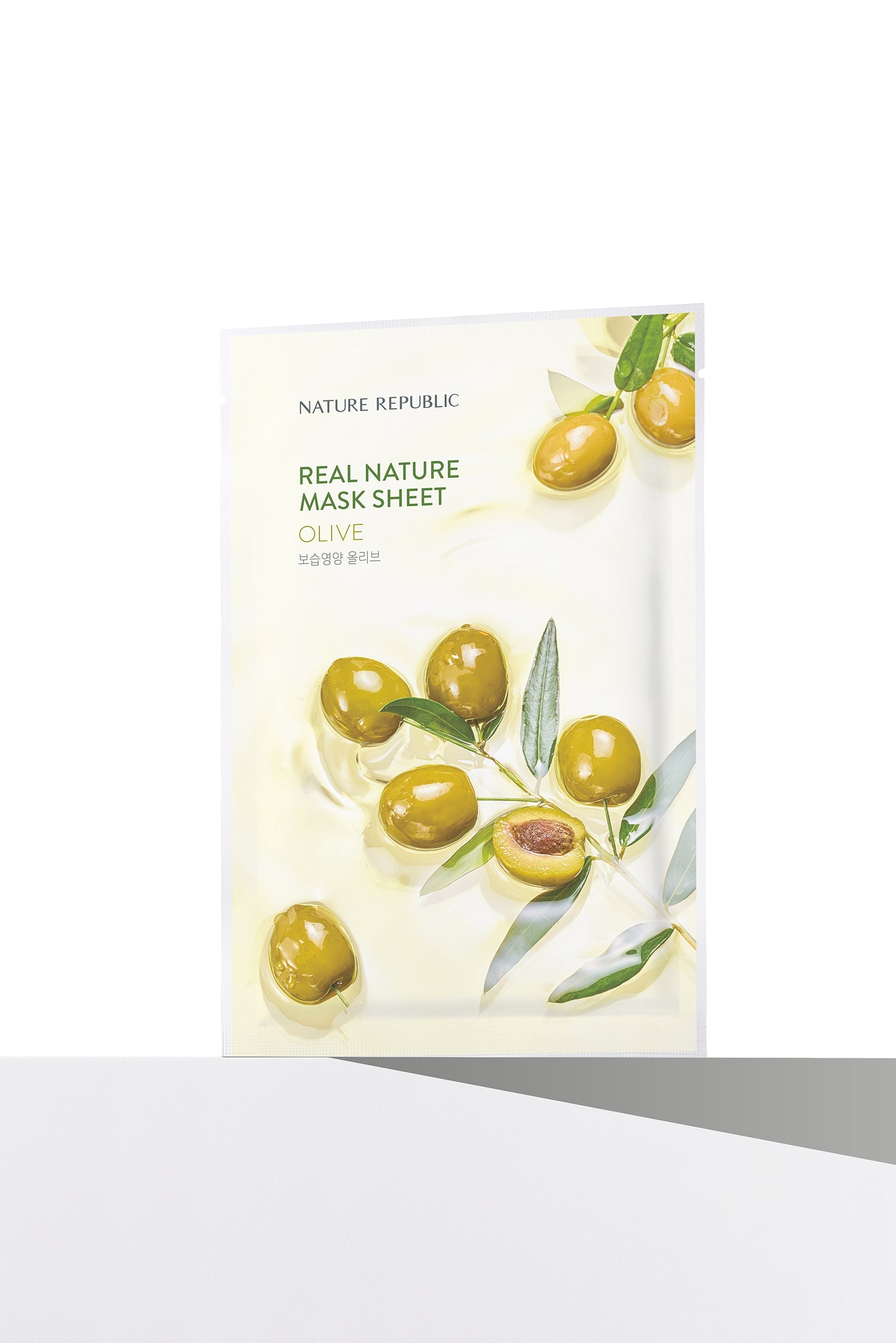 Real Nature Olive Mask Sheet - Masca de fata cu extract de Ulei de Masline - HER