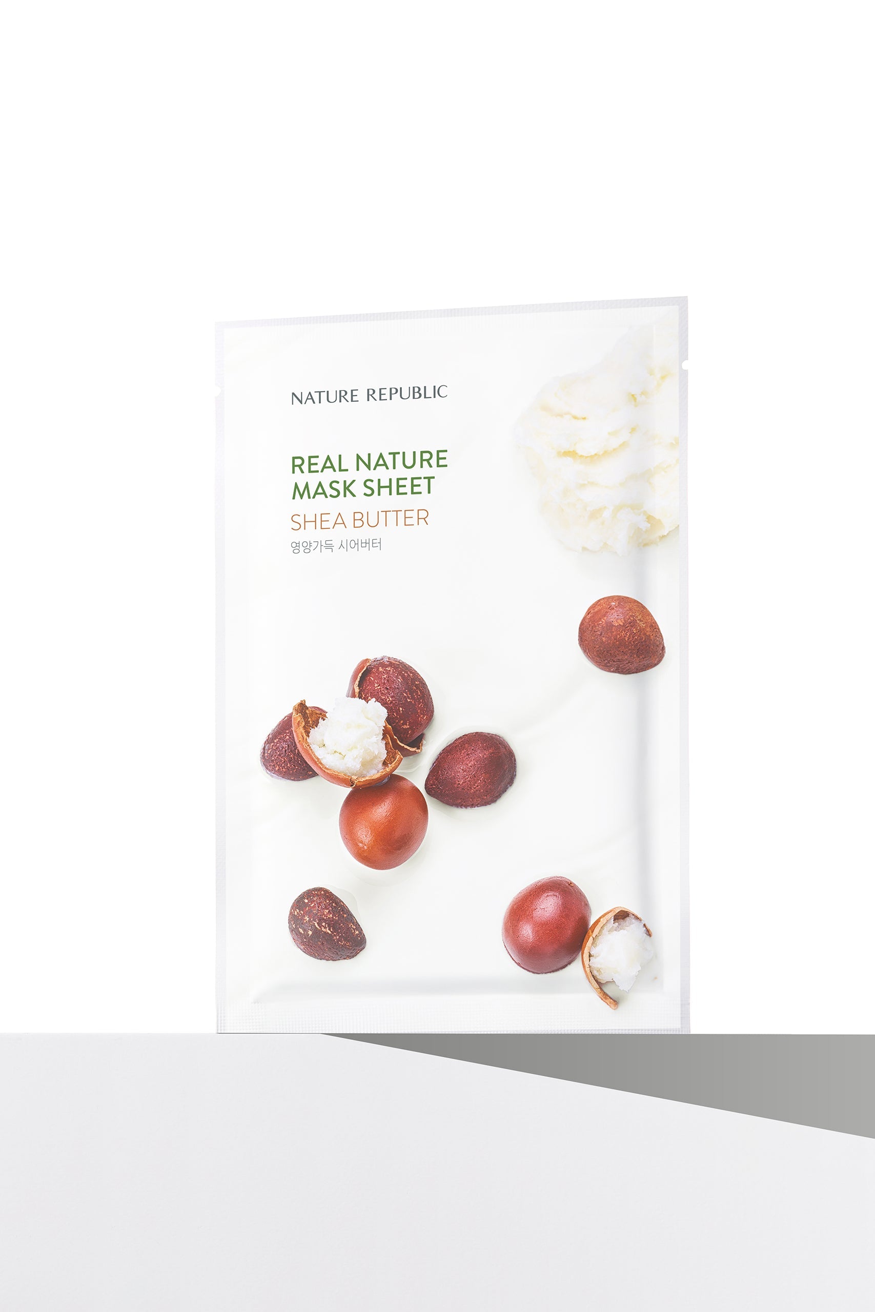 Real Nature Shea Butter Mask Sheet - Masca de fata cu extract de Unt de Shea - HER