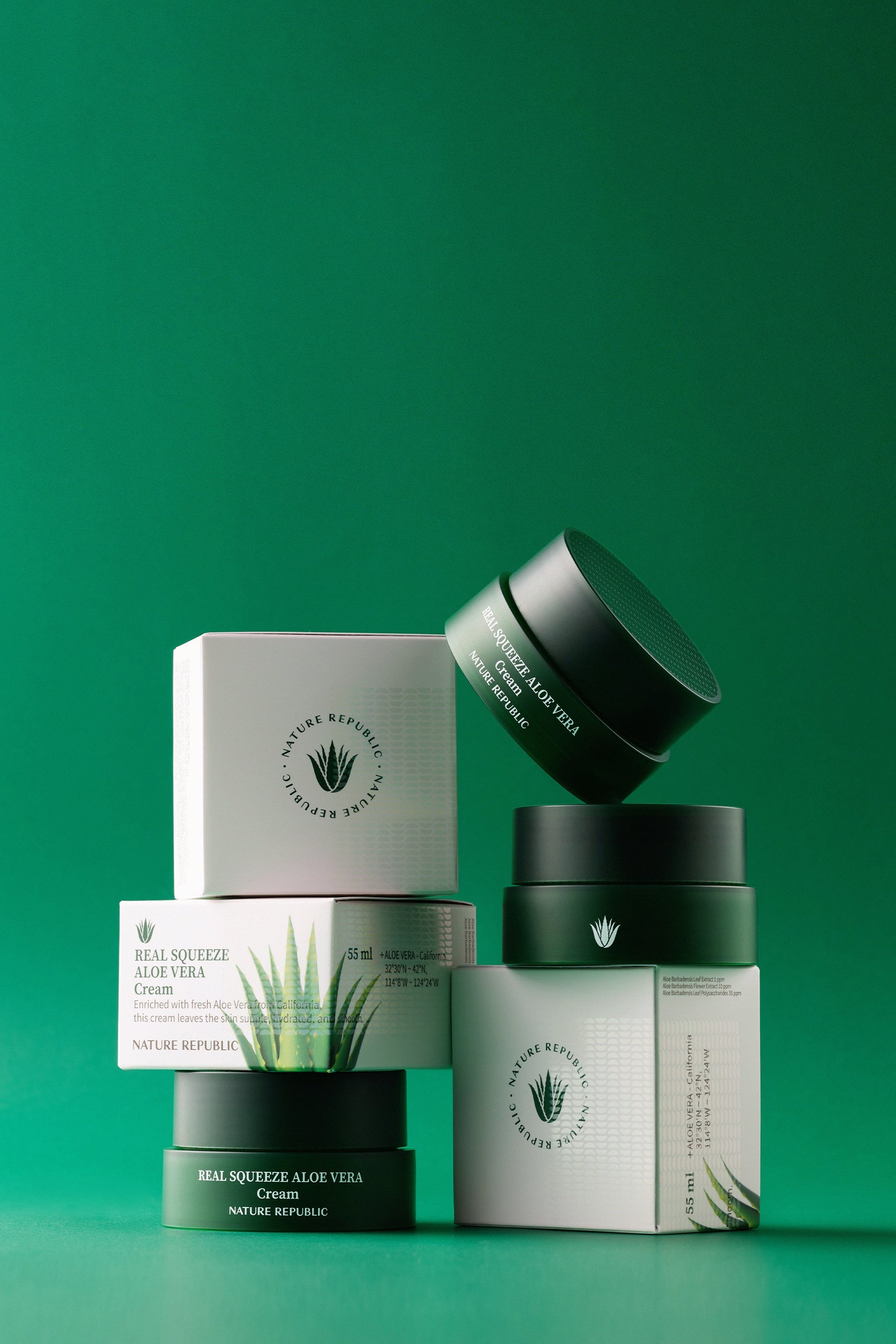 Real Squeeze Aloe Vera Cream - Crema de fata hidratanta cu Aloe Vera - HER