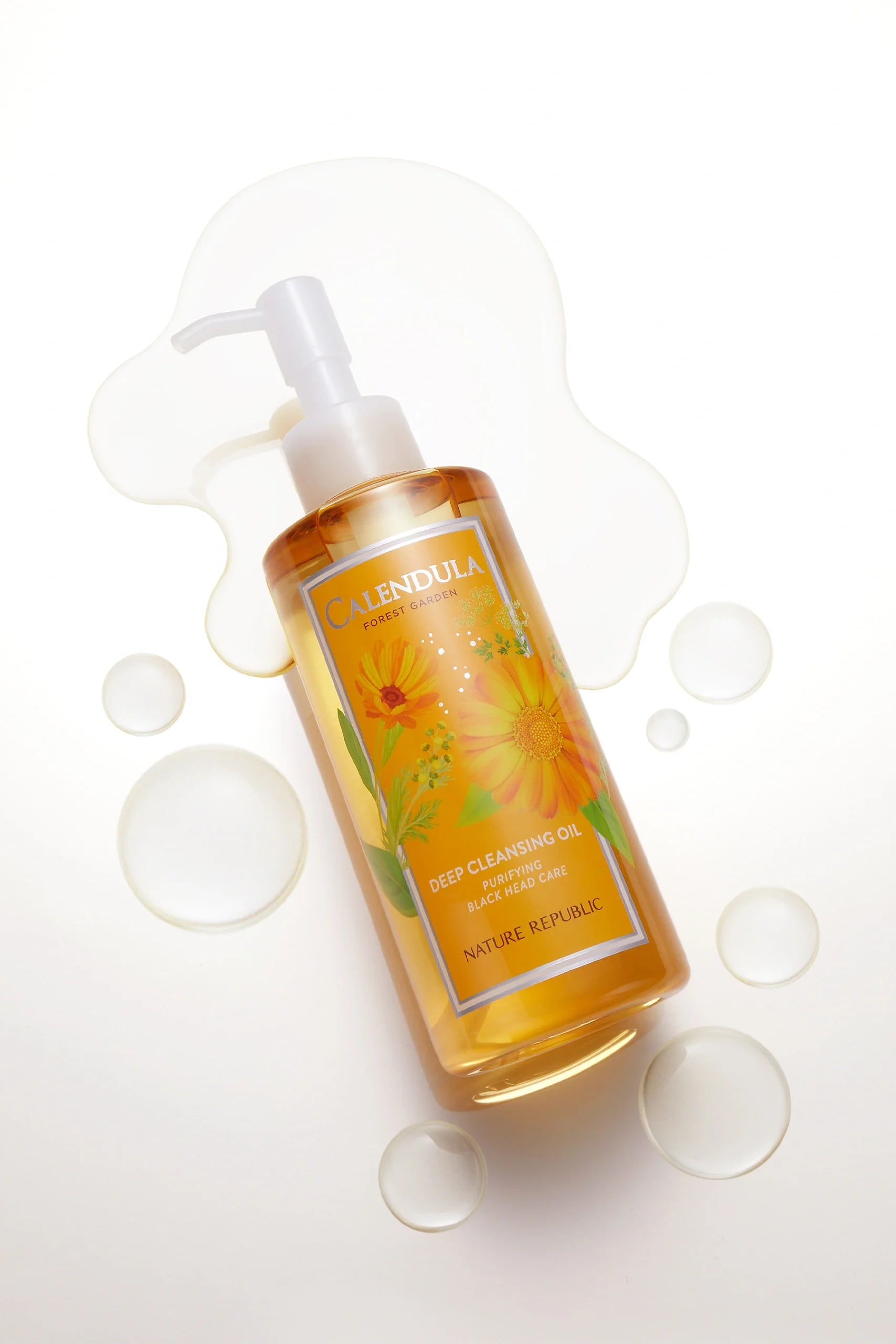 Forest Garden Calendula Cleansing Oil - Ulei demachiant cu extract de Galbenele - HER