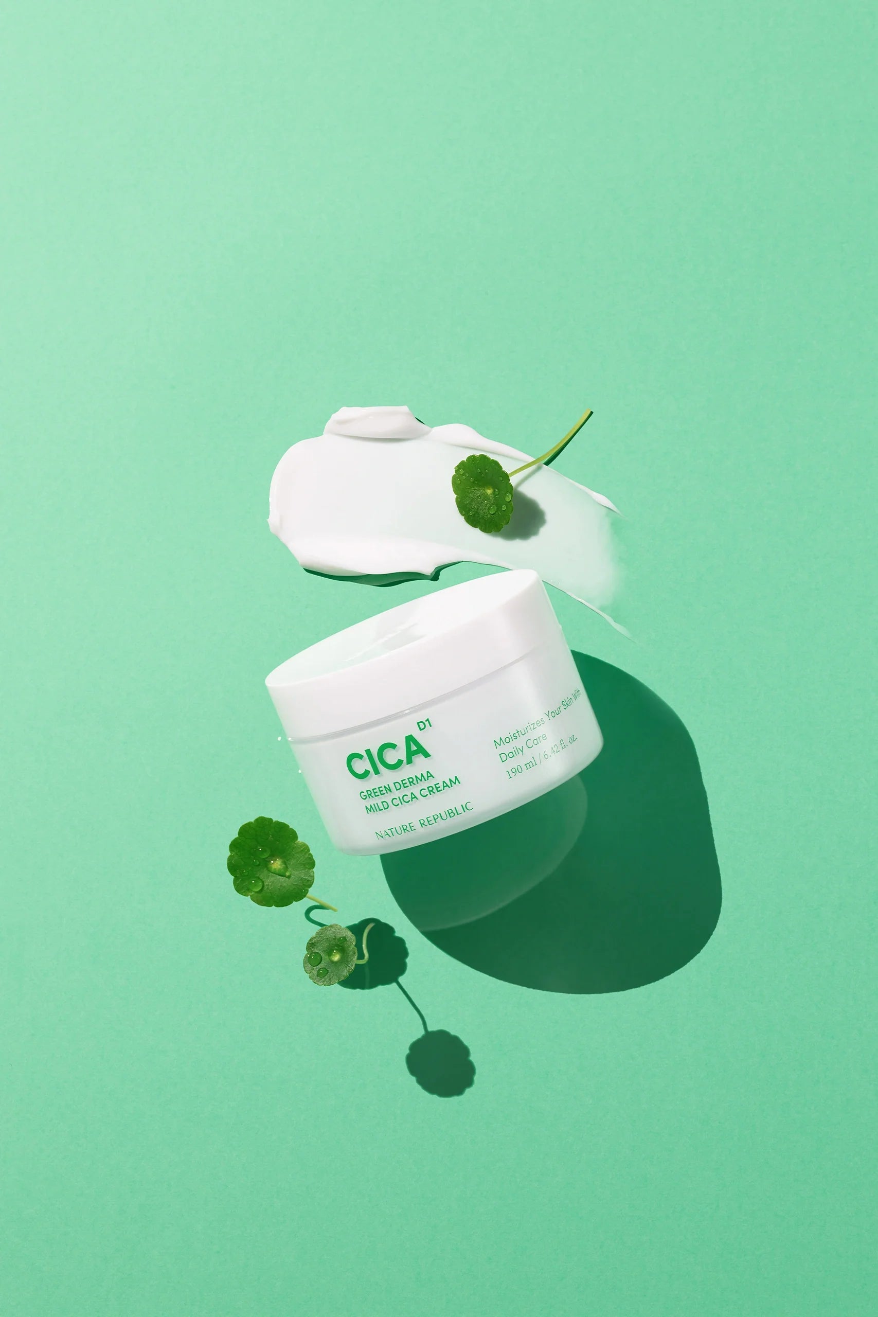 Green Derma Mild Cica Cream - Crema de fata calmanta cu Centella Asiatica - HER