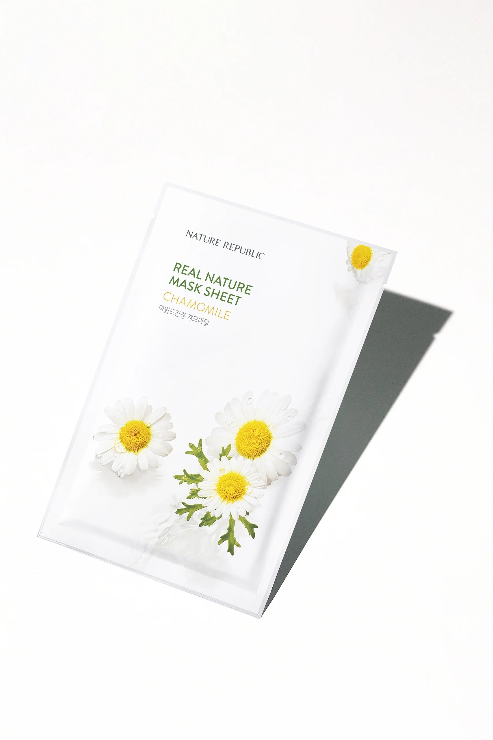 Real Nature Chamomile Mask Sheet - Masca de fata cu cu extract de Musetel - HER