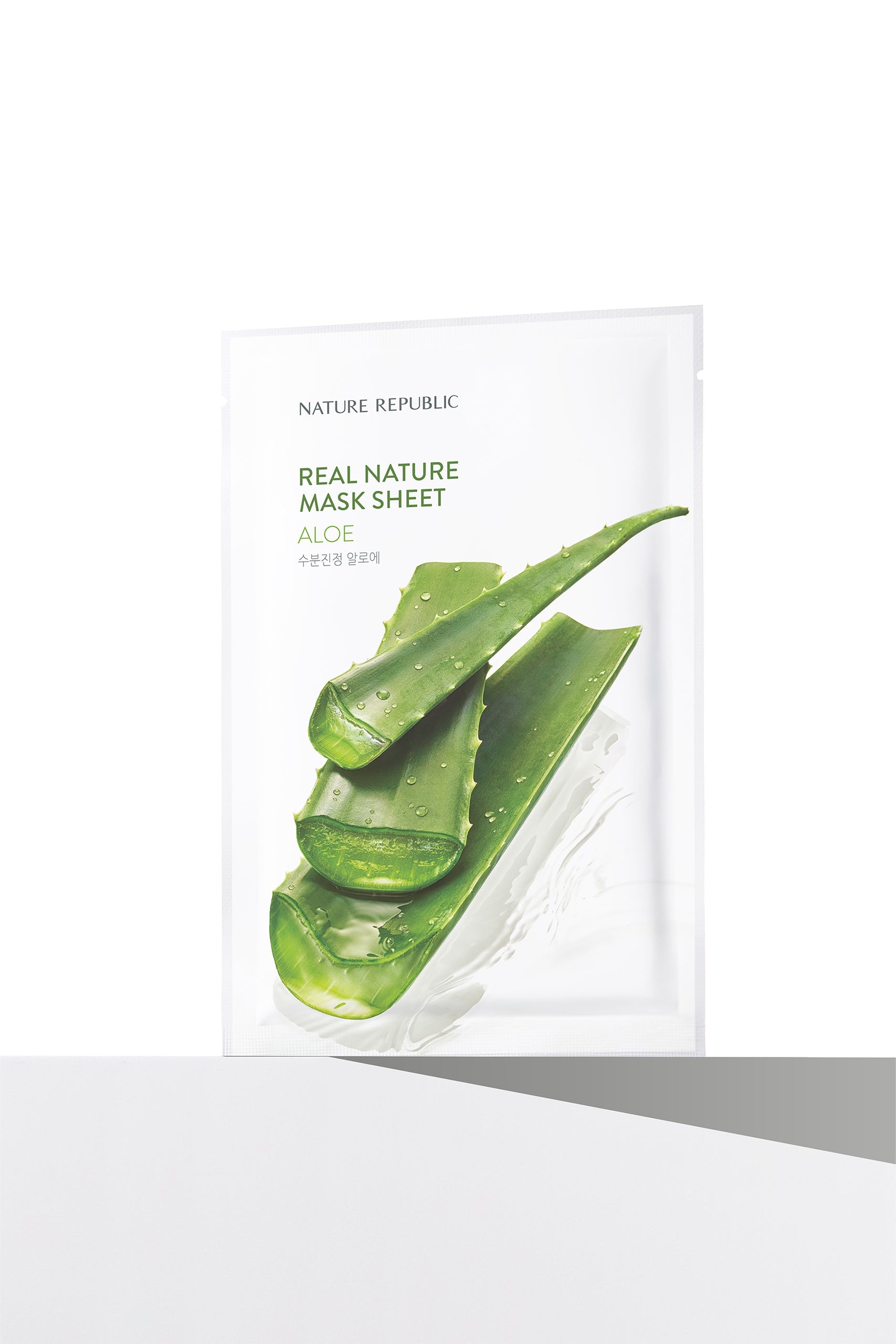 Real Nature Aloe Mask Sheet - Masca de fata cu extract de Aloe Vera - HER